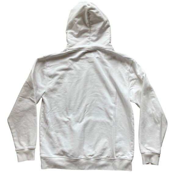 Zadig & Voltaire Sanchi Amour Wings Logo Hoodie Size XL White Rainbow - Picture 3 of 7